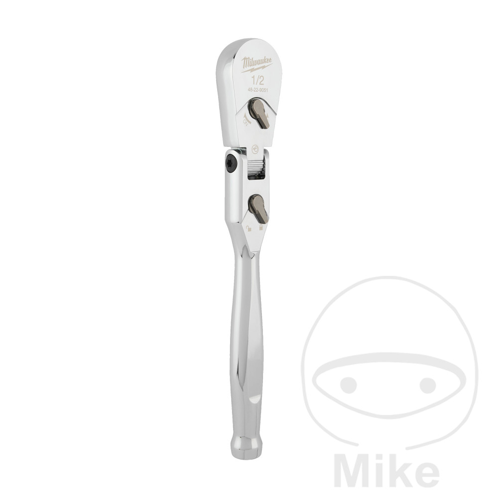 llave de carraca con cabeza giratoria 1/2z 285 mm