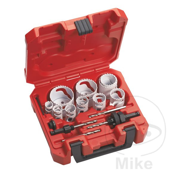 kit 14 piezas perforadora bi-metal