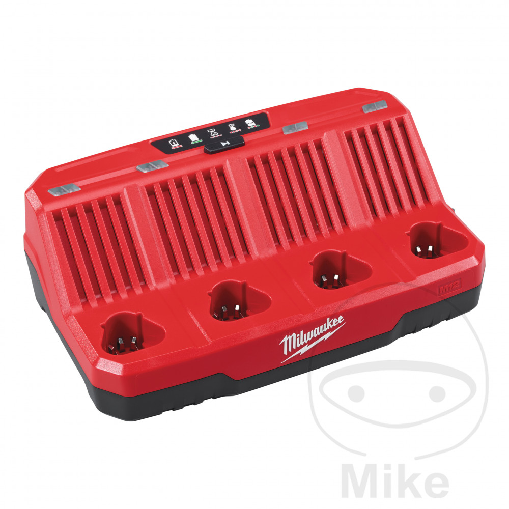 cargador multipunto para 4 baterías 12v m12