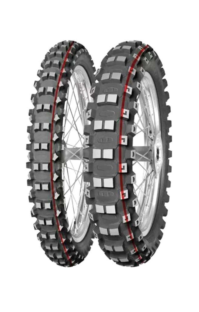 cubierta neumático moto terra force-mx mh 80/100-12 (2.50-12) nhs 50m tt medium to hard red green