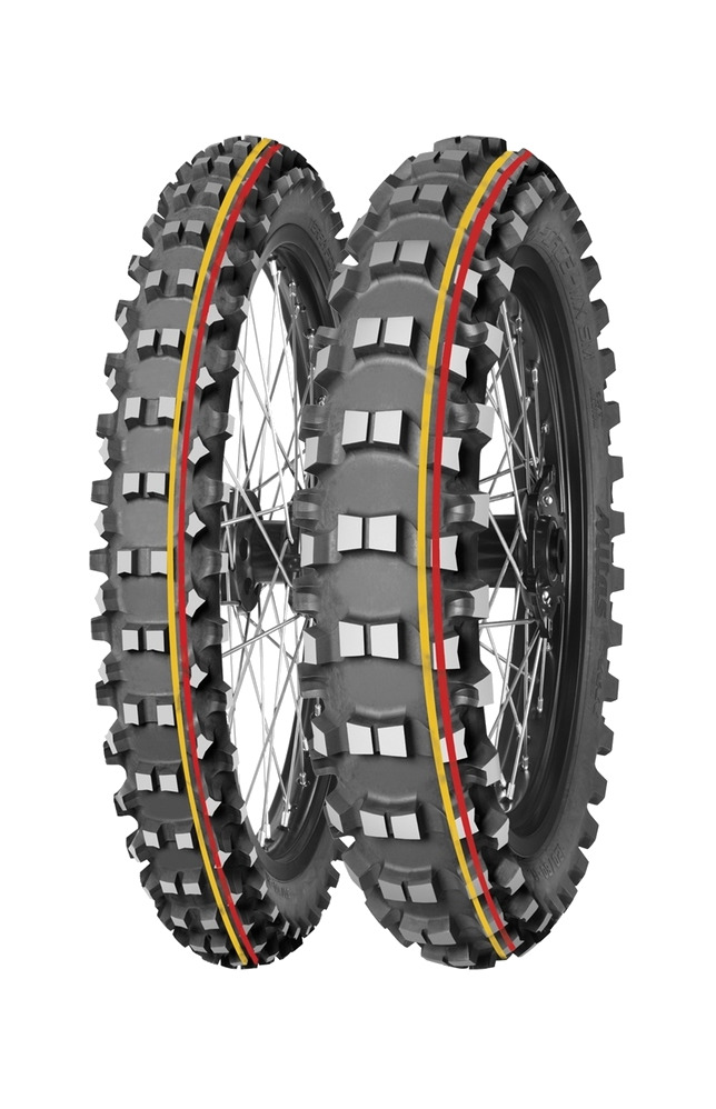 cubierta neumático moto terra force-mx sm 70/100-19 nhs 42m tt soft to medium red yellow