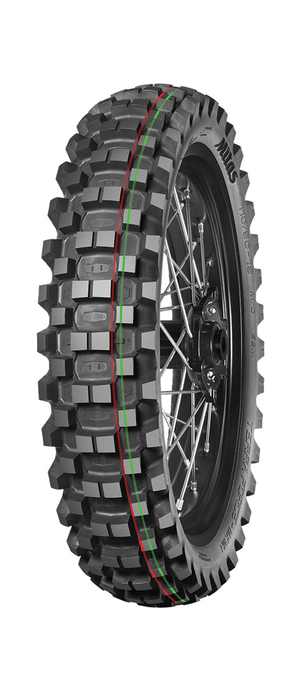 cubierta neumático moto terra force-mx mh 120/80-19 63m tt medium hard terrain red green nhs