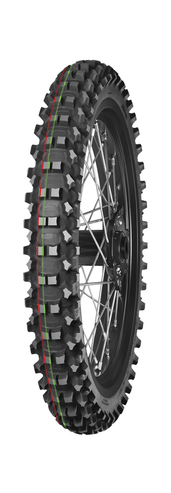 cubierta neumático moto terra force-mx mh 60/100-14 29m tt medium hard terrain red green nhs