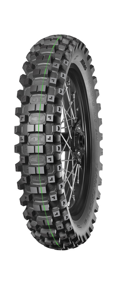 cubierta neumático moto terra force-ex mh 120/90-18 65m tt super light (mh terrain) green