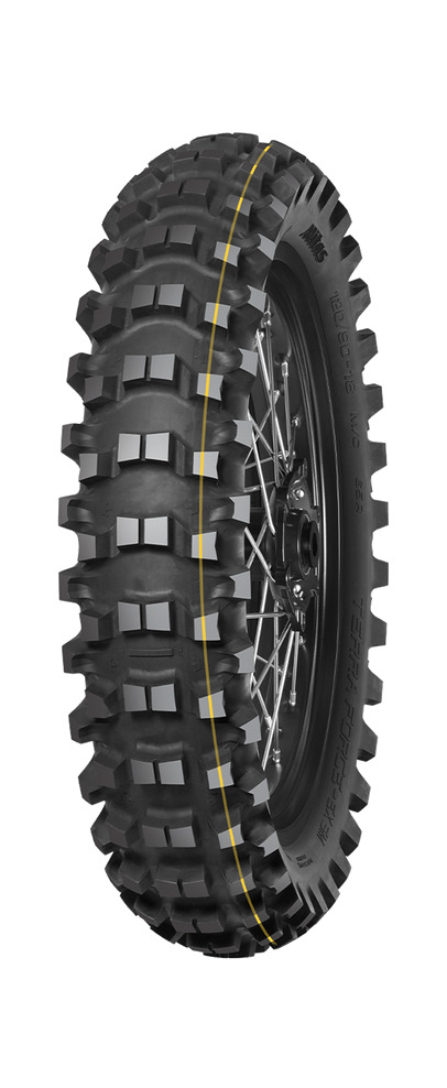 cubierta neumático moto terra force-ex xt 120/90-18 65m tt super (xtreme terrain) yellow
