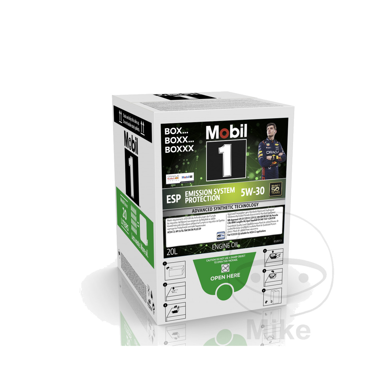 aceite r con grifo integrado bolsa en caja 5w30 esp 20l 1™ 5w-30