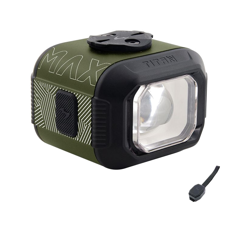luz delantera para bicicleta con control remoto titan max
