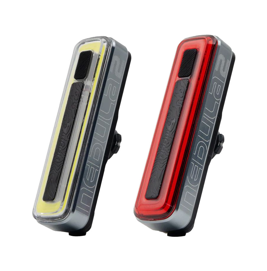juego de luces delantera y trasera nebula 2-w/ 2 usb