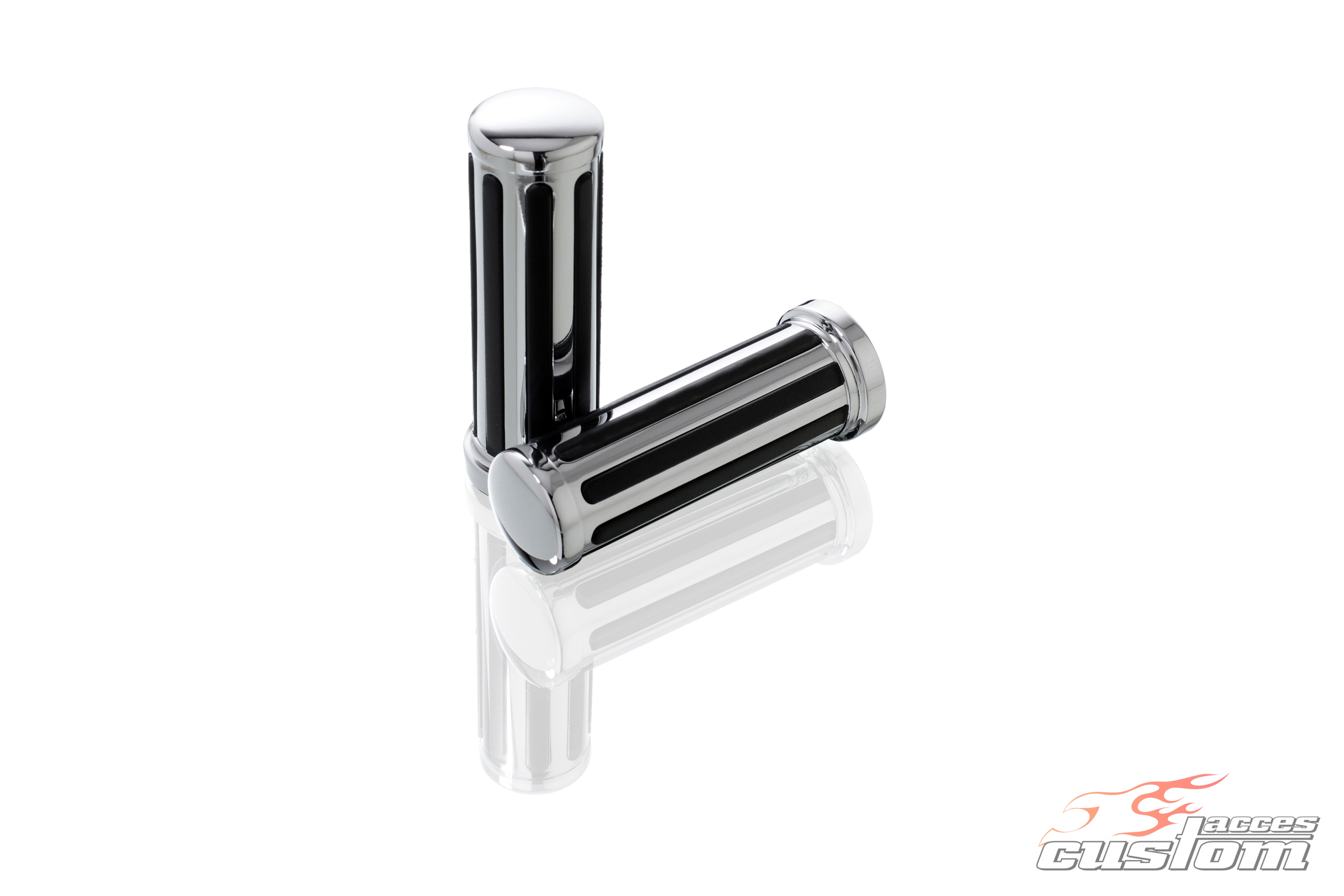 juego de puños cromado  25,4mm classic
