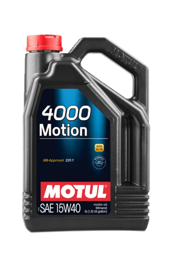 Aceite lubricante 4000 MOTION 15W40 5L para motores de gasolina y diésel - Imagen 1 de 1