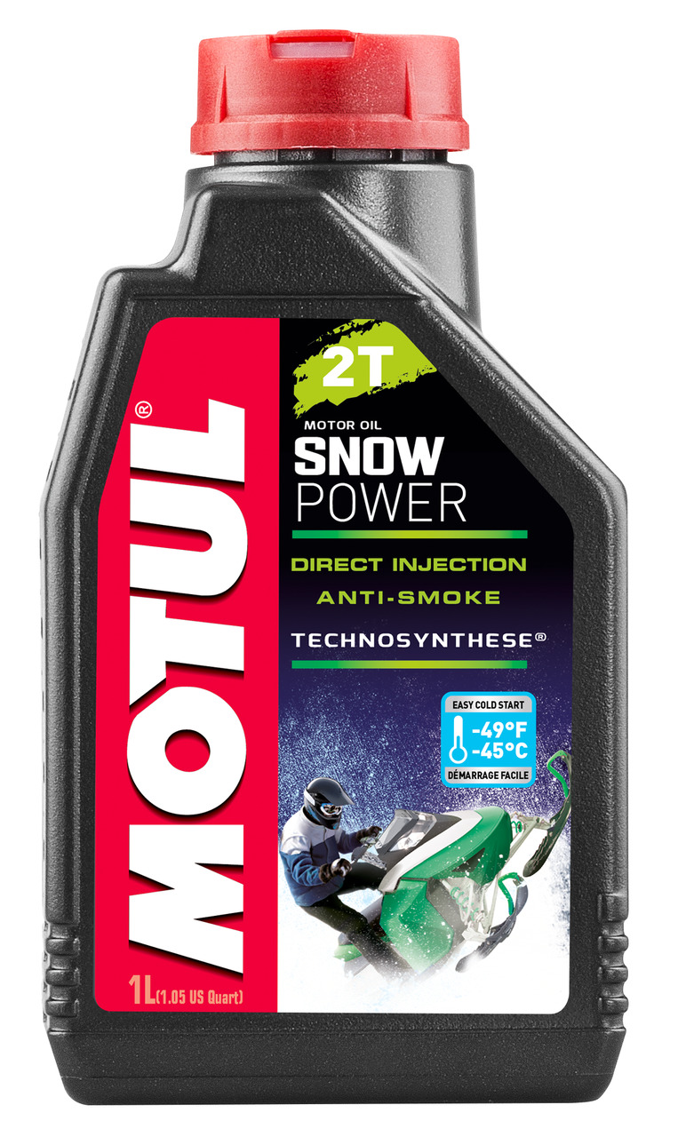 aceite lubricante para motor de motos de nieve motul snowpower 2t 1l