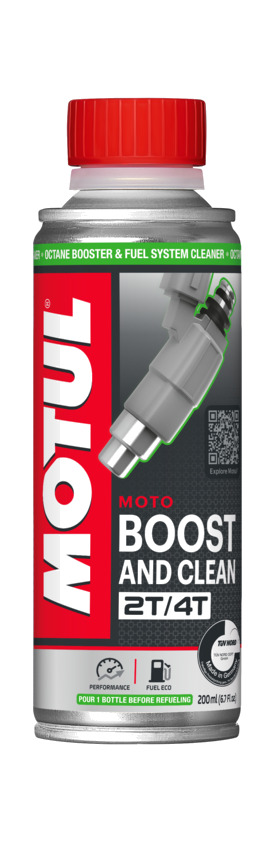 Aditivo de combustible BOOST AND CLEAN 2T/4T de - Eliminador de residuos p - Afbeelding 1 van 1