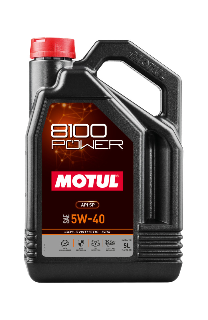 aceite lubricante motor altas prestaciones 8100 power 5w40 5l