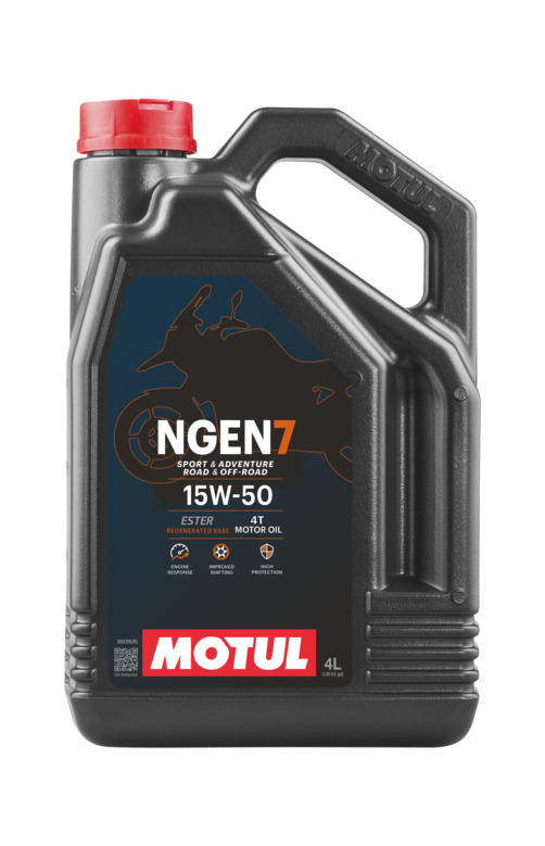 aceite lubricante motor moto ngen 7 15w50 4t 4l (new 7100)