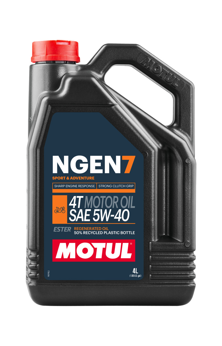 aceite lubricante motor moto ngen 7 5w40 4t 4l (new 7100)