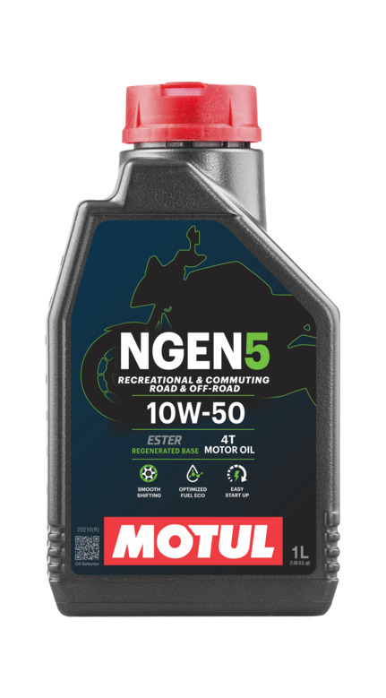aceite lubricante motor moto ngen 5 10w50 4t 1l (new 5100)