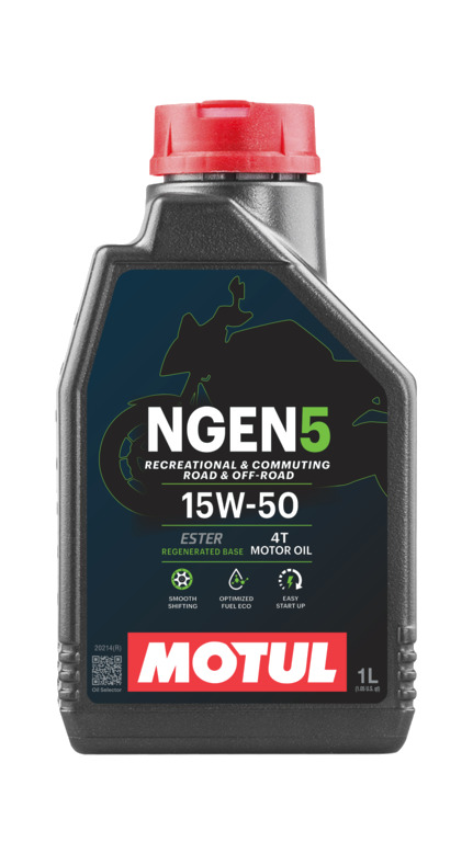 aceite lubricante motor moto ngen 5 15w50 4t 1l (new 5100)