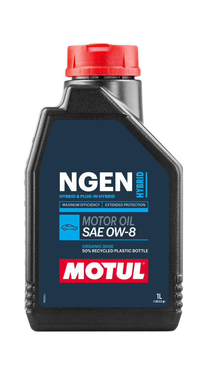 aceite de motor para vehículos híbridos ngen hybrid 0w8 1l