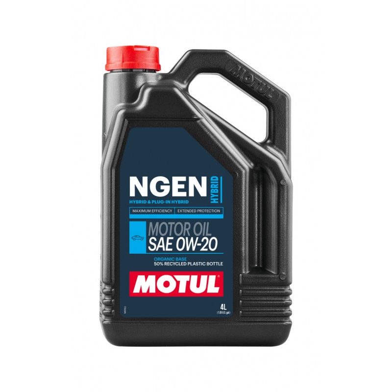 aceite de motor para vehículos híbridos ngen hybrid 0w20 4l
