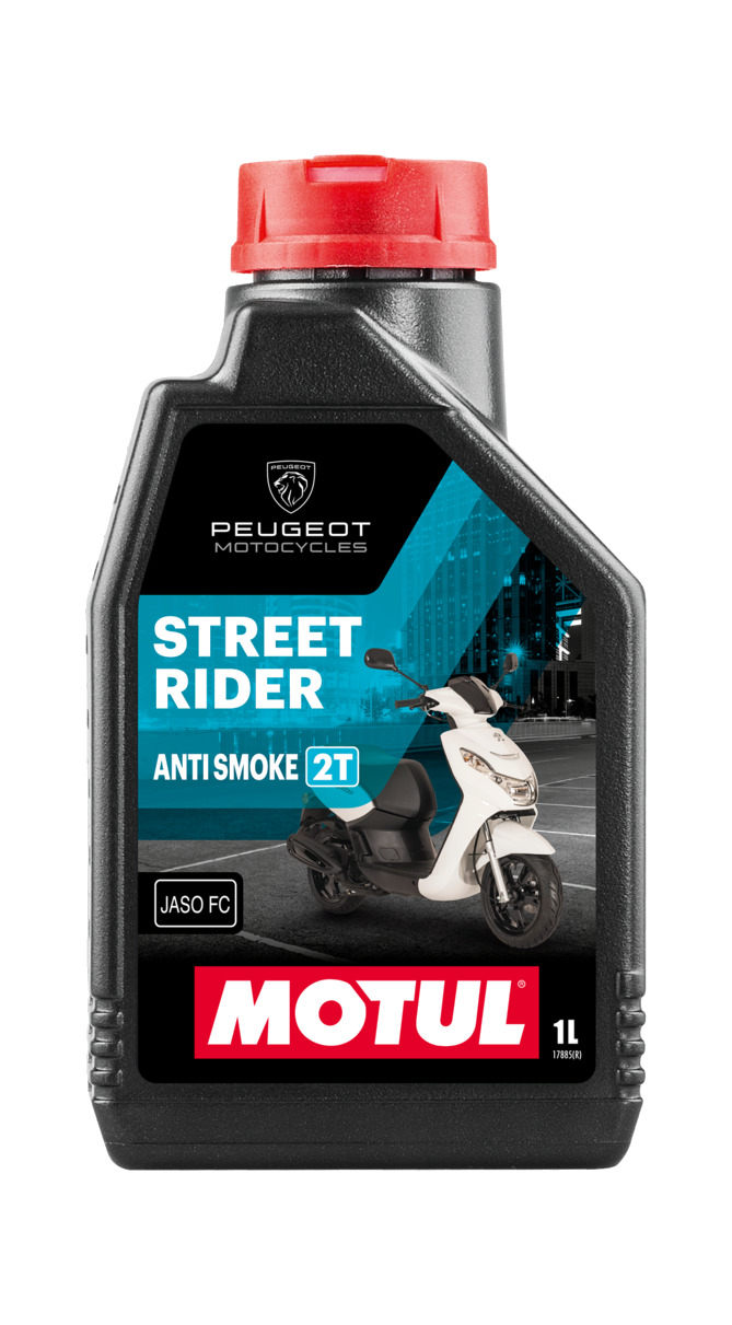 aceite de 2t especifico compatible con peugeot street rider 1l