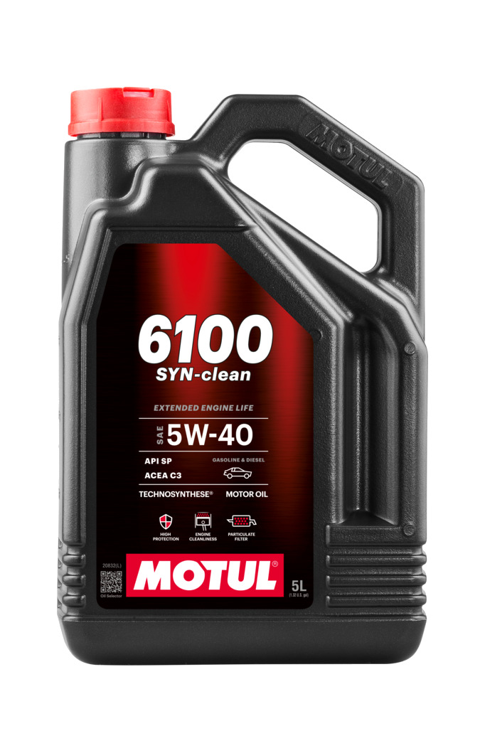 aceite lubricante de motor 6100 syn-clean 5w40 c3 5l