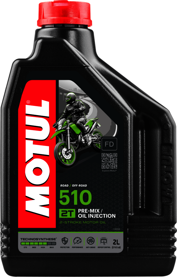 aceite lubricante motul mezcla 510 2t 2l