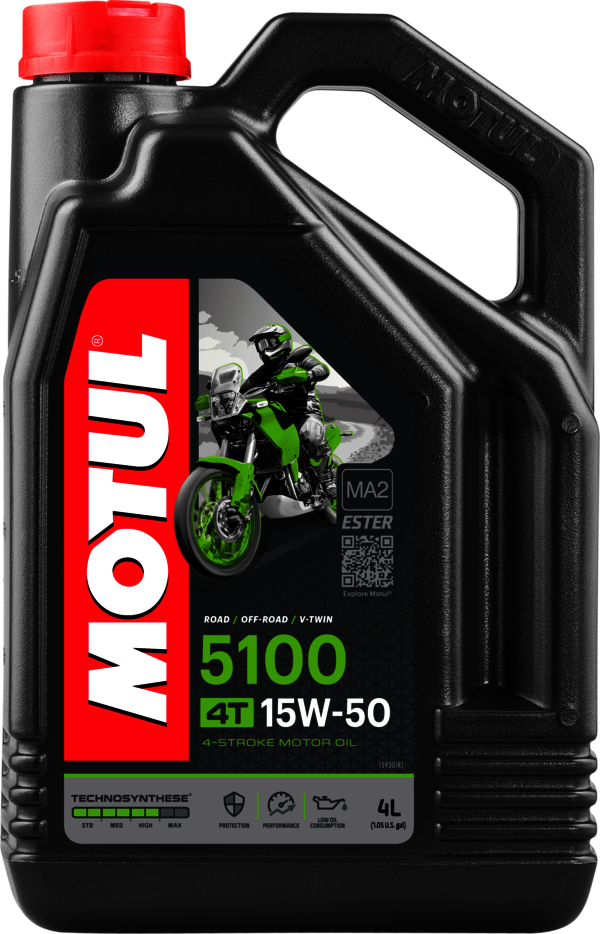 Aceite lubricante 4T 5100 15W50 4T 4L - Marca  - Imagen 1 de 1