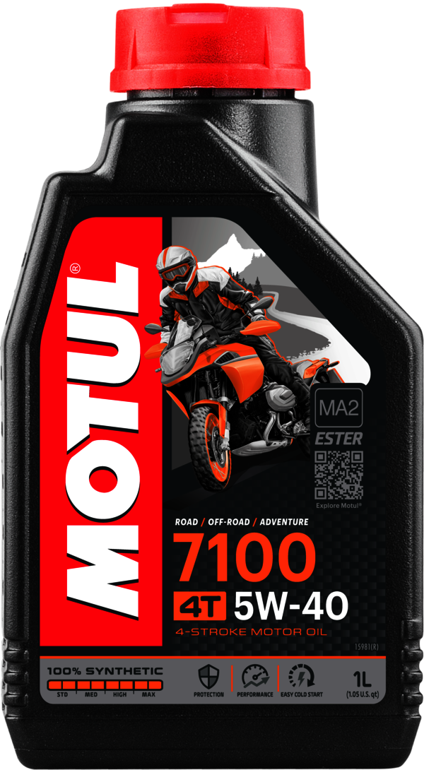 aceite lubricante 4t 7100 5w40 4t 1l