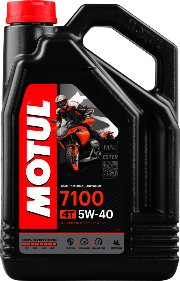 aceite lubricante 4t 7100 5w40 4l motul - lubricante sintético