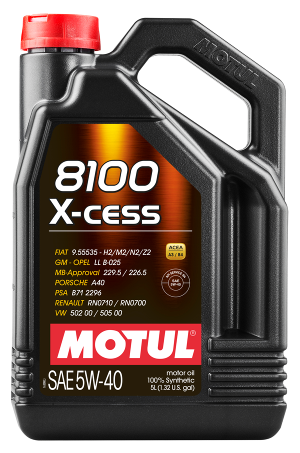 aceite lubricante para motor 8100 x-cess 5w40 5l