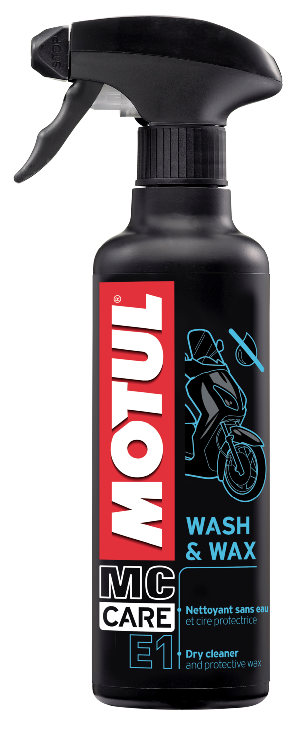 limpiador de carrocerías con cera mc care e1 wash & wax 0,4l - motul