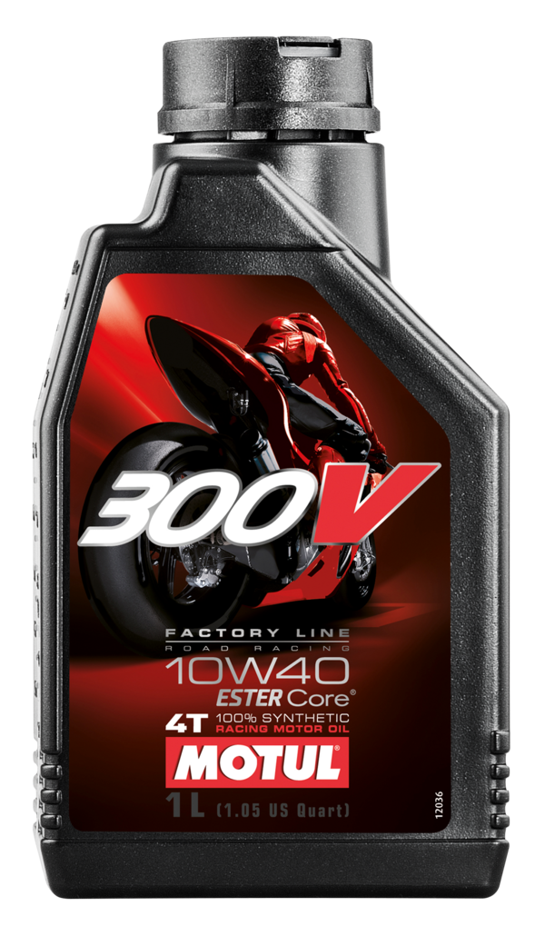 aceite lubricante motul 300v fl road racing 10w40 1l para motores de competición