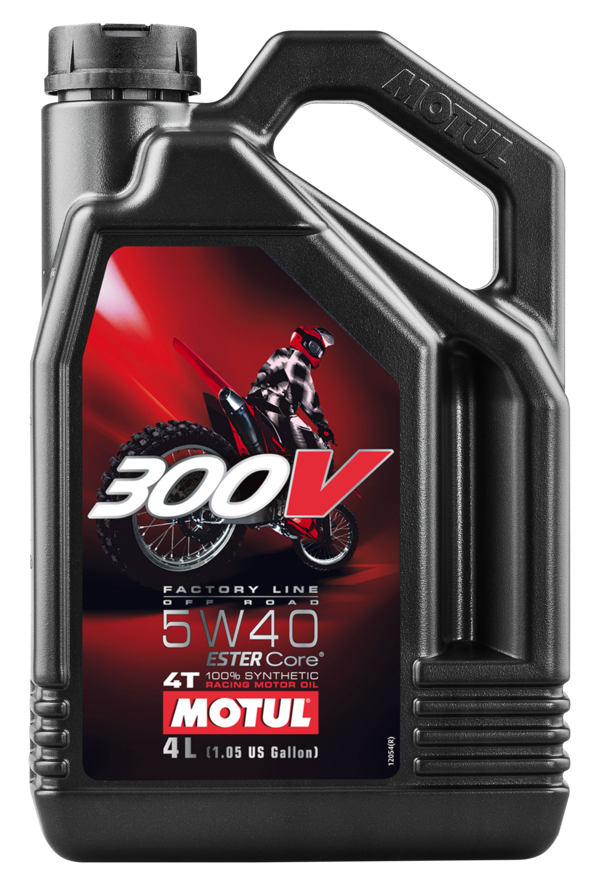 aceite motul 300v fl off road 5w40 4l - lubricante de motor de competición 100% sintético