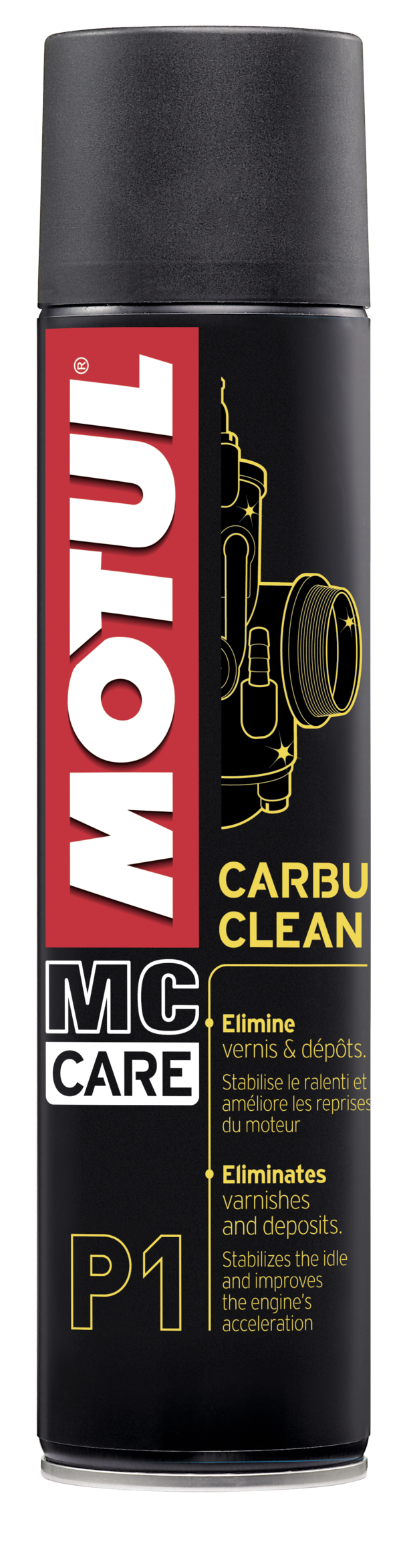 Motorcycle Carburetor Cleaner P1 CARBU CLEAN 0.4L by - Removes Deposits - Picture 1 of 1