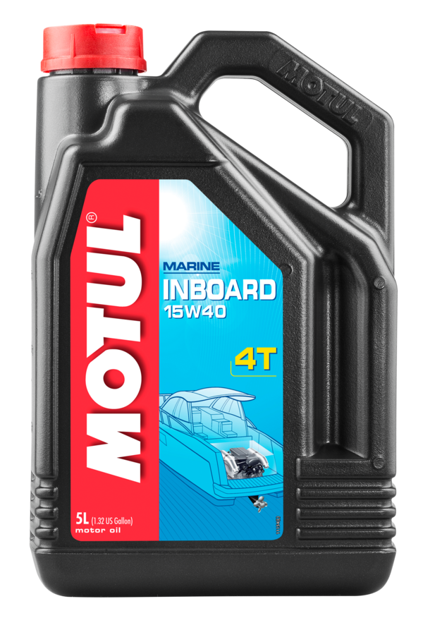 aceite lubricante para motores náuticos diesel inboard 4t 15w40 5 l motul