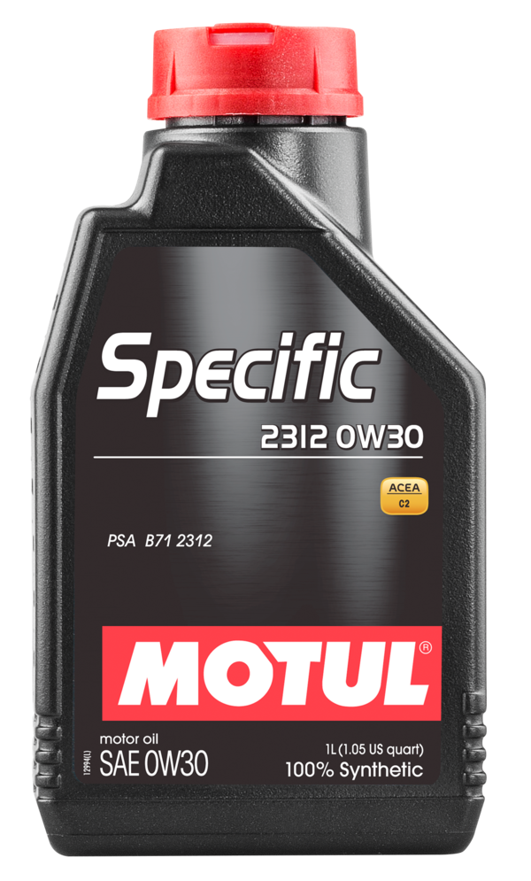 aceite lubricante para motor specific b71 2312 0w30 1l