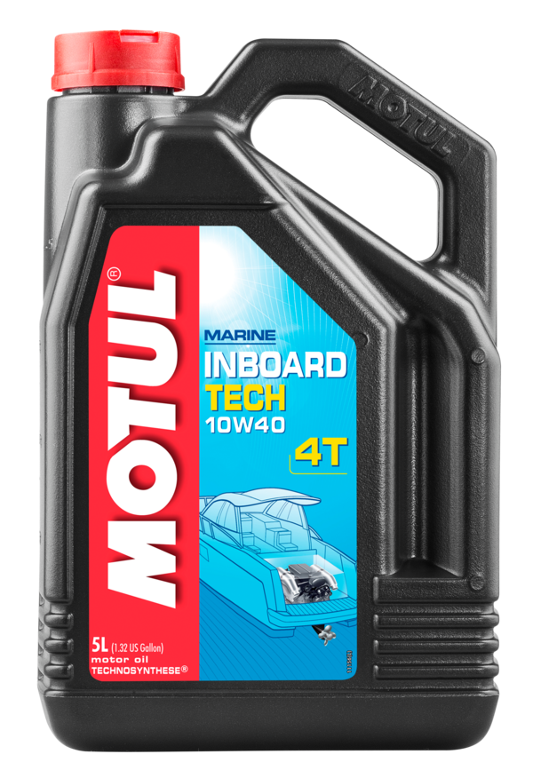 aceite lubricante para motor náutico inboard tech 4t 10w40 5l