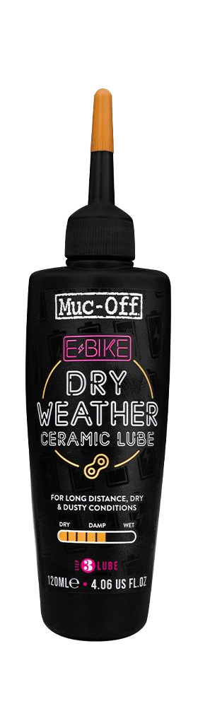 lubricante cadena e-bike clima seco 120 ml muc-off