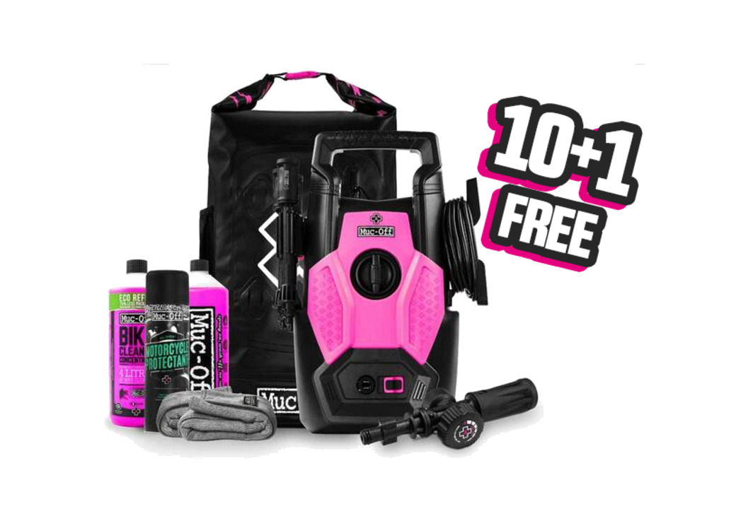 kit de lavado a presión para moto pack 10 uds + 1 free