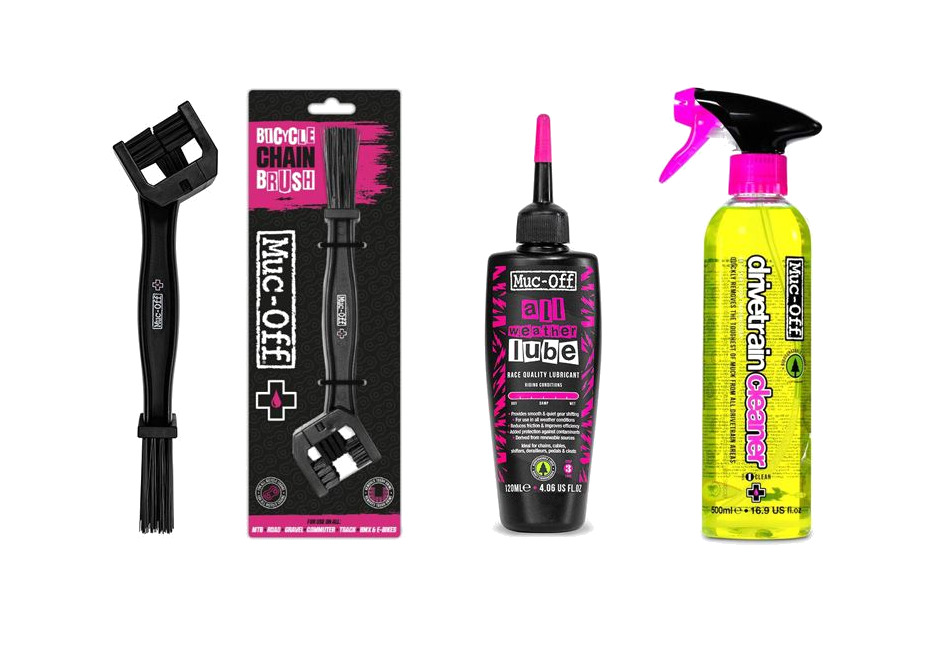 kit para el cuidado de la cadena de bicicleta