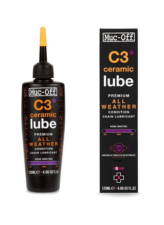 lubricante cerámico para cadena de bicicleta para clima seco y húmedo c3 ceramic premium (c3 all weather lube)
