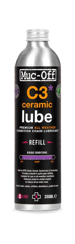 lubricante cerámico para cadena de bicicleta para clima seco y húmedo c3 ceramic premium (c3 all weather lube)