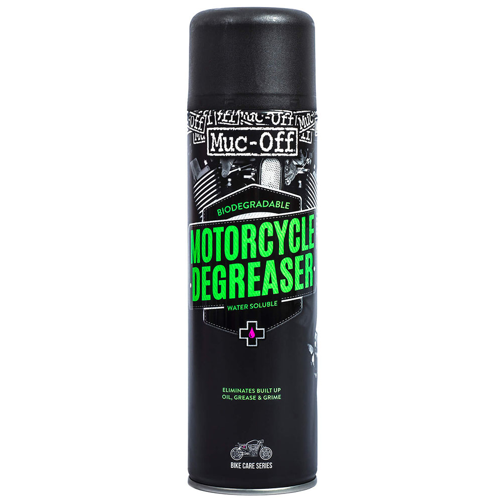 desengrasante muc-off motorcycle degreaser spray 500ml - 100% biodegradable y seguro para componentes de carbono