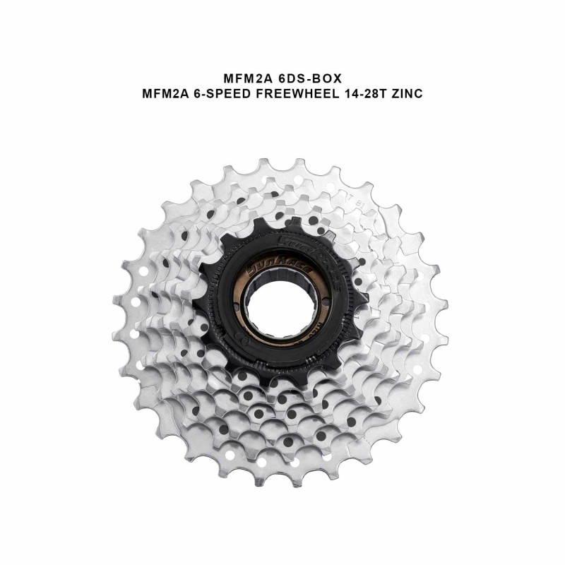 cassette casete piñones mfm2a 6-speed freewheel 14-28t