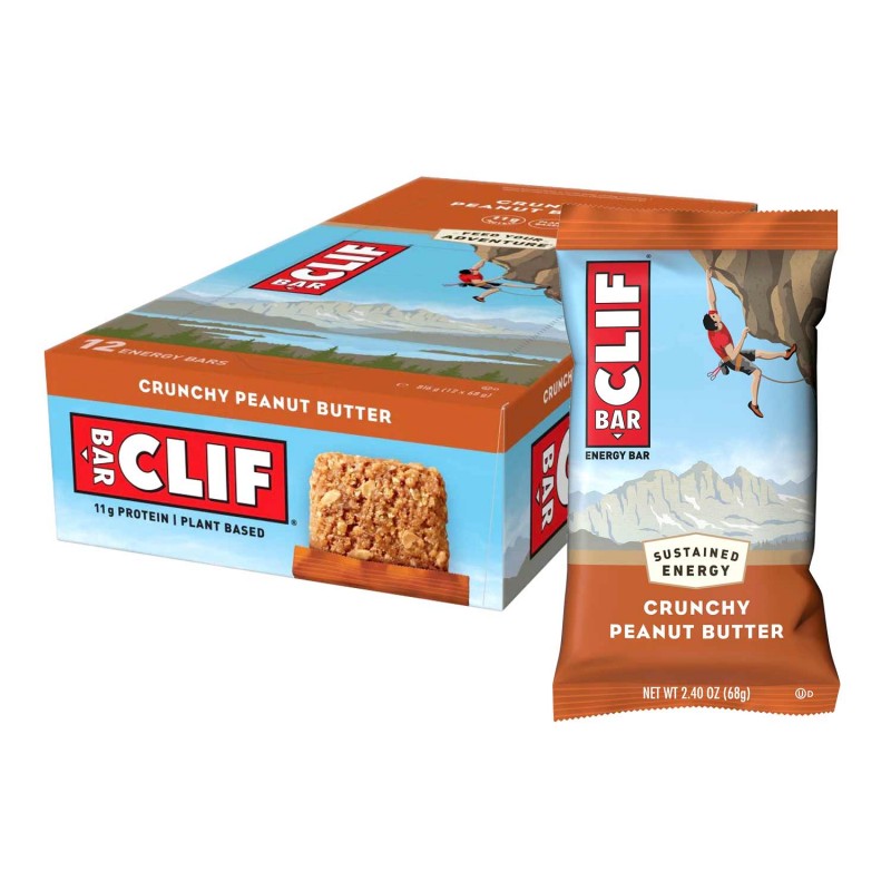 caja 12 barritas energeticas sabor mantequilla cacahuete
