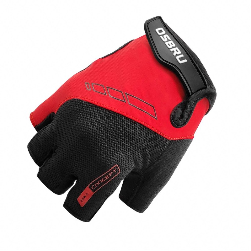 guantes bicicleta ciclismo cortos pro brun