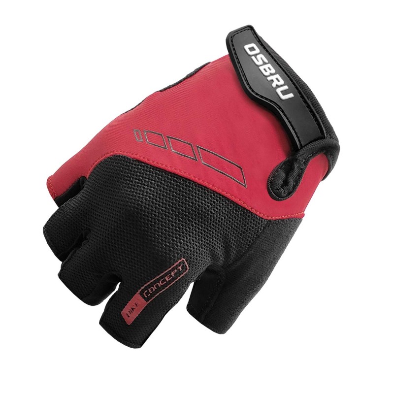 guantes bicicleta ciclismo cortos pro brun