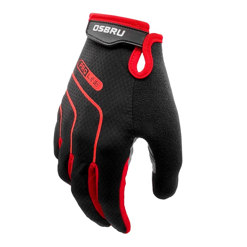 guantes bicicleta ciclismo largos pro zam