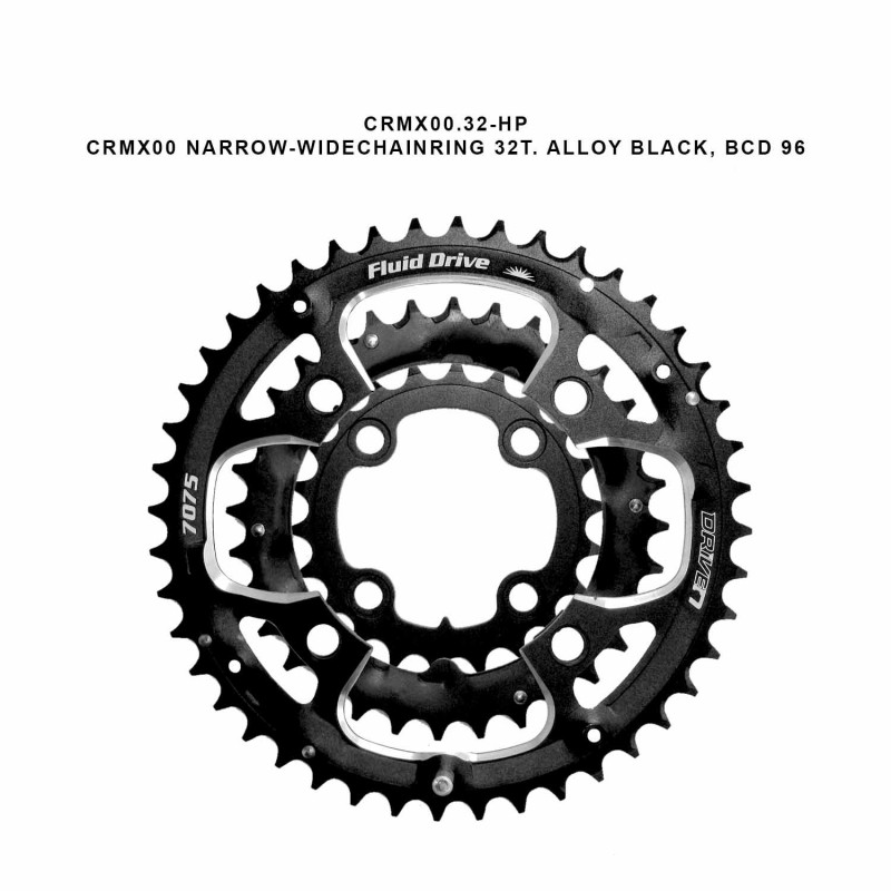 plato bicicleta aluminio crmx00 bcd 96 mm