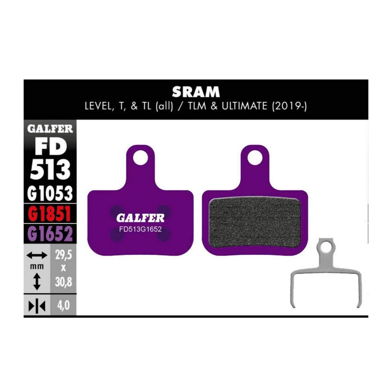 pastillas de freno de disco compatible e-bike sram level t tl